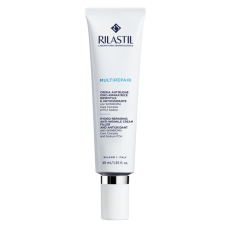 Rilastil Multirepair Crema viso antirughe idro riparatrice per pelle secca 40 ml