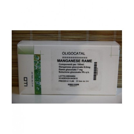 OTI Oligocatal Manganese Rame 20 fiale glucosate 2 ml