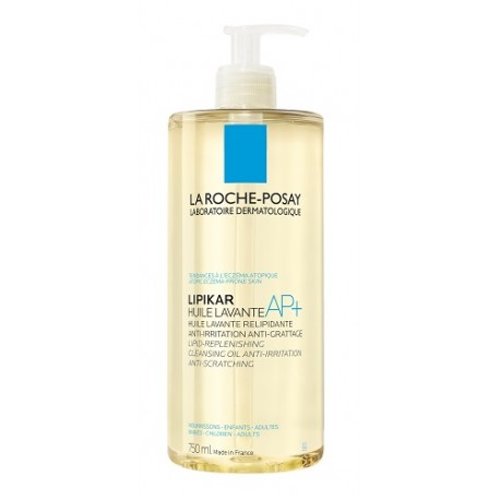 La Roche Posay Lipikar Huile Lavante AP+ - Olio detergente corpo anti prurito pelle secca 750 ml