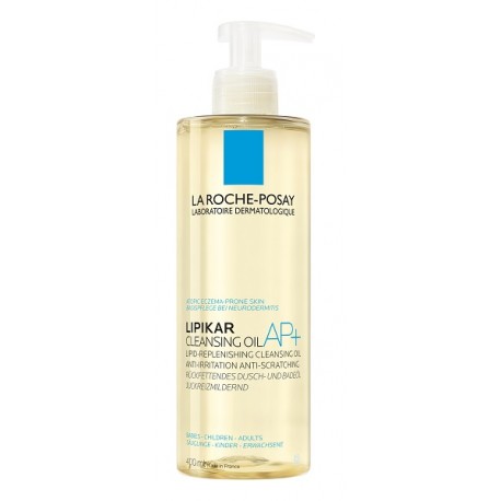 La Roche Posay Lipikar Huile Lavante AP+ - Olio detergente corpo anti prurito pelle secca 400 ml