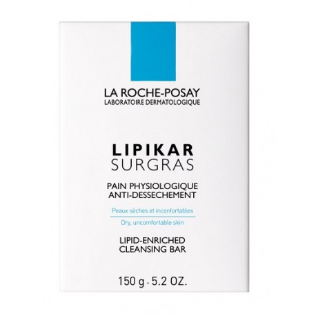 La Roche Posay Lipikar Surgras Pane - Saponetta detergente per il corpo pelle secca 150 g