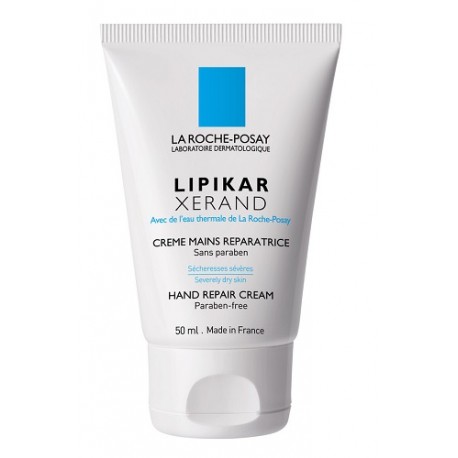 La Roche Posay Lipikar Xerand Mani - Crema mani riparatrice a effetto barriera mani secche 50 ml