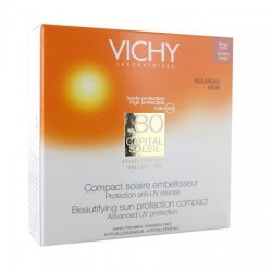Vichy Capital Soleil Compact Claire protezione solare SPF 30 compatta colorata