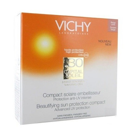 Vichy Capital Soleil Compact Claire protezione solare SPF 30 compatta colorata Vichy Capital Soleil Compact Claire protezione solare SPF 30 compatta colorata