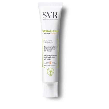 SVR Sebiaclear Active Teinte crema uniformante normalizzante pelli acneiche 40 ml SVR Sebiaclear Active Teinte crema uniformante normalizzante pelli acneiche 40 ml