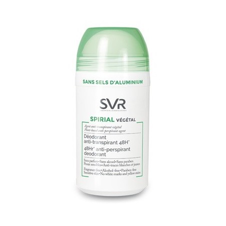 SVR Spirial Vegetal deodorante roll on antitraspirante senza alluminio 50 ml SVR Spirial Vegetal deodorante roll on antitraspirante senza alluminio 50 ml