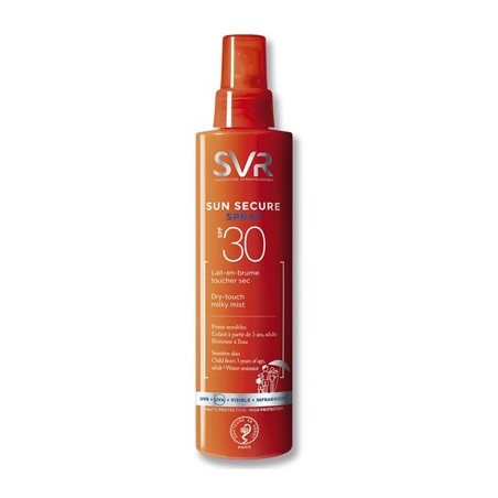 SVR Sun Secure latte spray protezione solare viso e corpo SPF30 200 ml SVR Sun Secure latte spray protezione solare viso e corpo SPF30 200 ml