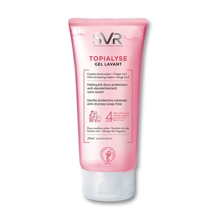 SVR Topialyse gel lavante protettivo idratante pelle secca 200 ml SVR Topialyse gel lavante protettivo idratante pelle secca 200 ml