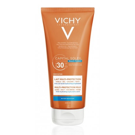 Vichy Capital Soleil Beach latte protezione solare viso corpo SPF30 200 ml