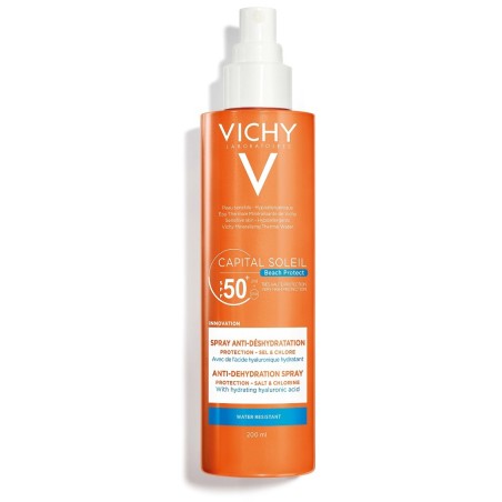 Vichy Capital Soleil spray idratante protettivo sole, sale e cloro SPF50+ 200 ml Vichy Capital Soleil spray idratante protettivo sole, sale e cloro SPF50+ 200 ml