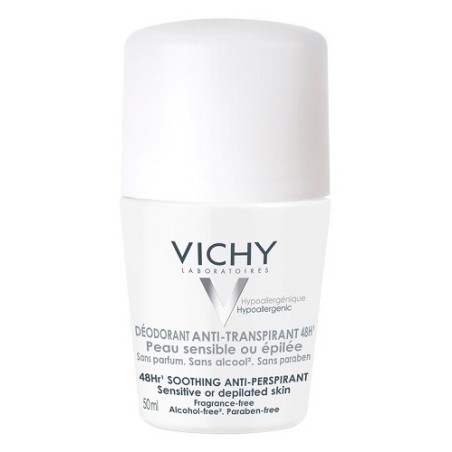 Vichy deodorante antitraspirante 48H pelle sensibile o depilata 50 ml Vichy deodorante antitraspirante 48H pelle sensibile o depilata 50 ml