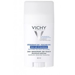 Vichy deodorante 24H tocco asciutto senza sali di alluminio stick 40 ml