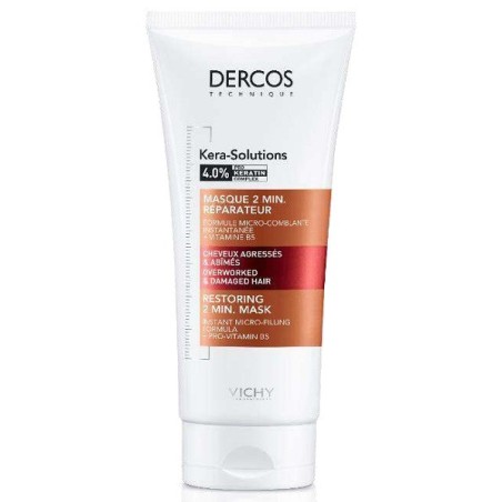 Vichy Dercos Kera-Solutions maschera riparatrice per capelli sfibrati 200 ml Vichy Dercos Kera-Solutions maschera riparatrice per capelli sfibrati 200 ml