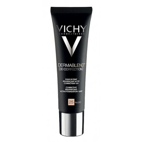 Vichy Dermablend 3D 25-Nude fondotinta fluido correttivo uniformante 30 ml