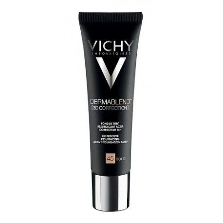 Vichy Dermablend 3D 45-Gold fondotinta fluido correttivo uniformante 30 ml