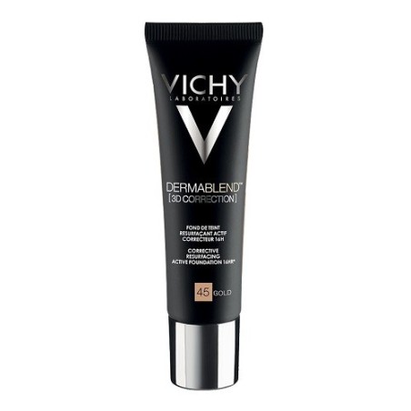Vichy Dermablend 3D 45-Gold fondotinta fluido correttivo uniformante 30 ml Vichy Dermablend 3D 45-Gold fondotinta fluido correttivo uniformante 30 ml