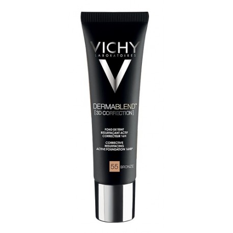 Vichy Dermablend 3D 55-Bronze fondotinta fluido correttivo delle imperfezioni 30 ml