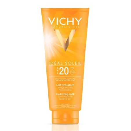 Vichy Ideal Soleil latte idratante protezione solare viso corpo SPF 20 300 ml Vichy Ideal Soleil latte idratante protezione solare viso corpo SPF 20 300 ml