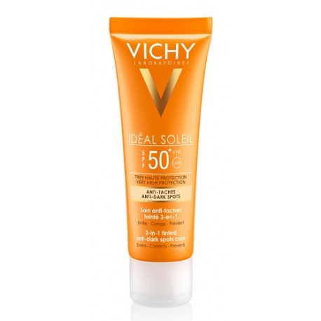 Vichy Ideal Soleil protezione solare viso anti macchie SPF 50+ 50 ml