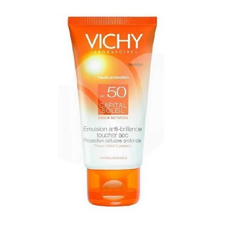Vichy Ideal Soleil crema solare viso effetto asciutto SPF50 50 ml Vichy Ideal Soleil crema solare viso effetto asciutto SPF50 50 ml