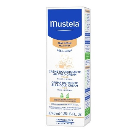 Mustela Cold Cream Crema viso nutriente per pelle delicata del bambino Mustela Cold Cream Crema viso nutriente per pelle delicata del bambino