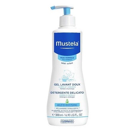 Mustela Detergente delicato per igiene e bagnetto del bambino 750 ml Mustela Detergente delicato per igiene e bagnetto del bambino 750 ml