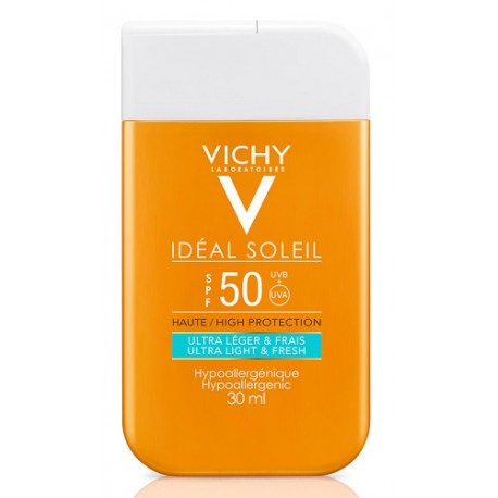 Vichy Ideal Soleil fluido ultraleggero protezione solare viso corpo SPF50+ 30 ml