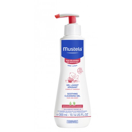 Mustela Gel detergente lenitivo per la pelle delicata del bambino 300 ml