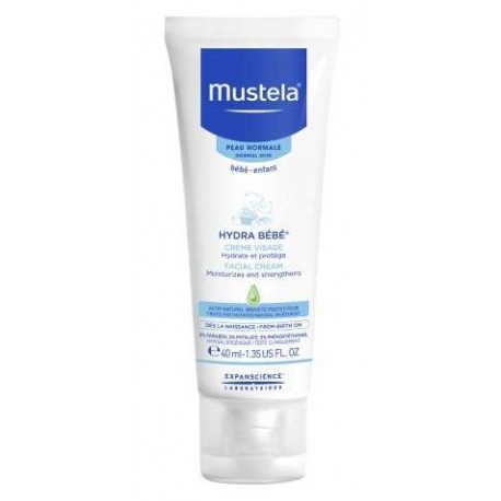 Mustela Hydra Bebè 24h Crema viso idratante per bambini e neonati