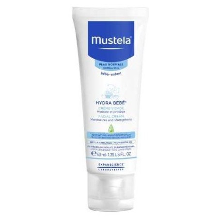 Mustela Hydra Bebè 24h Crema viso idratante per bambini e neonati Mustela Hydra Bebè 24h Crema viso idratante per bambini e neonati
