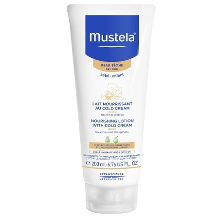 Mustela Latte Corpo nutriente per la pelle delicata del bambino 200 ml Mustela Latte Corpo nutriente per la pelle delicata del bambino 200 ml