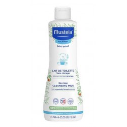 Mustela Latte di Toilette Detergente per viso e sederino bambini