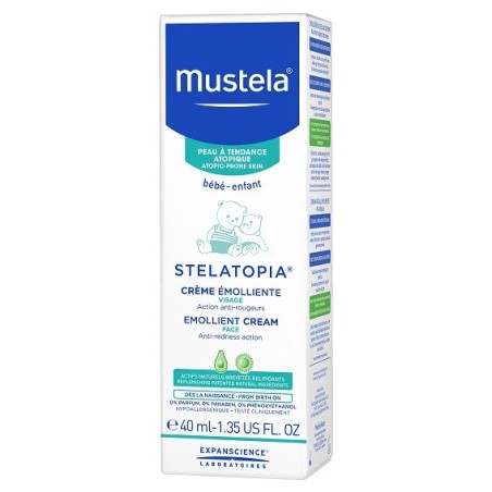 Mustela Stelatopia Crème Emollient Crema Viso Emolliente pelle atopica Mustela Stelatopia Crème Emollient Crema Viso Emolliente pelle atopica