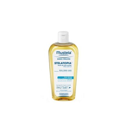 Mustela Stelatopia Olio Bagno Lavante per il bagnetto di bimbi con pelle atopica 500 ml