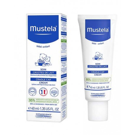 Mustela Trattamento Crosta Lattea Trattamento in crema per eliminare la crosta lattea 40 ml