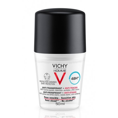Vichy Homme deodorante uomo 48H anti-macchie e sudore 50 ml
