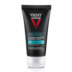 Vichy Homme Cool+ gel viso idratante uomo effetto ghiaccio 50 ml