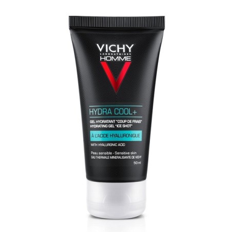 Vichy Homme Cool+ gel viso idratante uomo effetto ghiaccio 50 ml Vichy Homme Cool+ gel viso idratante uomo effetto ghiaccio 50 ml