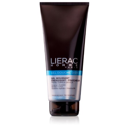 Lierac Homme Gel doccia rinfrescante energizzante viso-corpo-capelli uomo 200 ml Lierac Homme Gel doccia rinfrescante energizzante viso-corpo-capelli uomo 200 ml