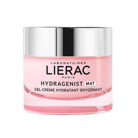 Lierac Hydragenist Matt Gel crema viso ossigenante, idratante e rimpolpante pelle normale e mista 50 ml