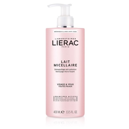 Lierac Latte micellare struccante viso e occhi detergente levigante 400 ml Lierac Latte micellare struccante viso e occhi detergente levigante 400 ml
