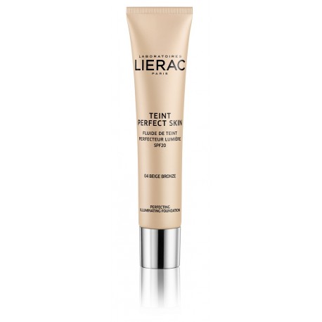 Lierac fondotinta fluido perfezionatore illuminante 04 beige bronze 30 ml