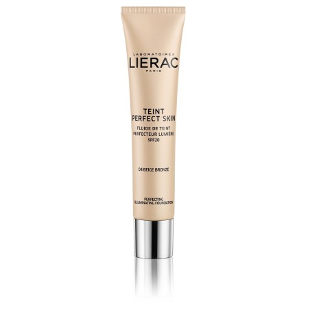 Lierac fondotinta fluido perfezionatore illuminante 04 beige bronze 30 ml Lierac fondotinta fluido perfezionatore illuminante 04 beige bronze 30 ml