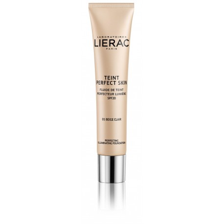 Lierac fondotinta fluido perfezionatore illuminante 01 beige claire 30 ml