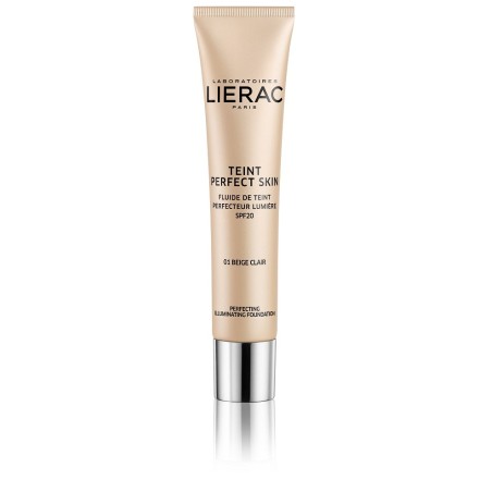 Lierac fondotinta fluido perfezionatore illuminante 01 beige claire 30 ml Lierac fondotinta fluido perfezionatore illuminante 01 beige claire 30 ml