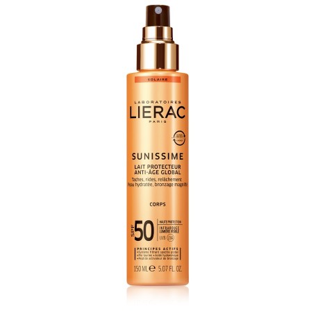 Lierac Sunissime latte solare corpo protettivo energizzante anti-età SPF50 150 ml