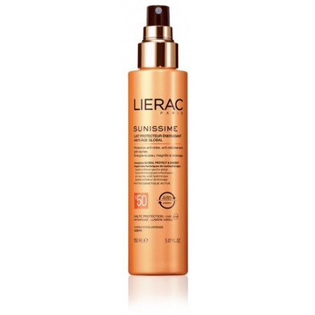 Lierac Sunissime latte viso corpo protettivo sole energizzante SPF 50+ 150 ml Lierac Sunissime latte viso corpo protettivo sole energizzante SPF 50+ 150 ml