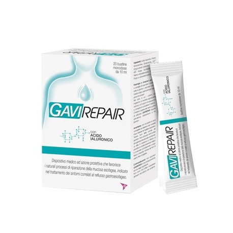 Gavirepair 20 bustine monodose contro il reflusso  gastrico 10 ml