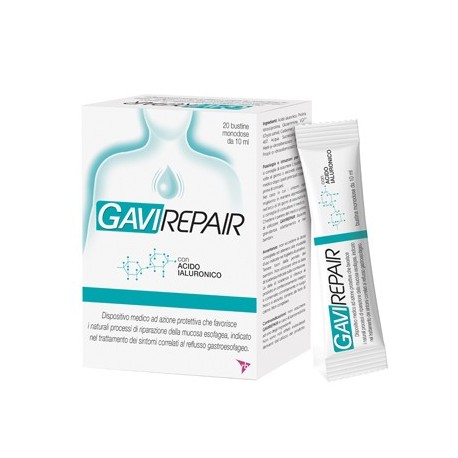 Gavirepair 20 bustine monodose contro il reflusso gastrico 10 ml