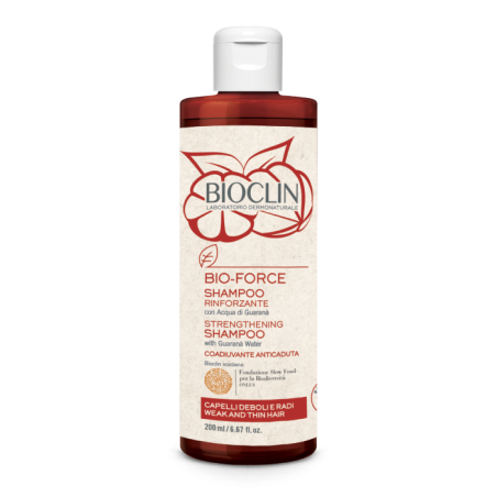 Bioclin Bio Force shampoo rinforzante per capelli deboli e radi 200 ml Bioclin Bio Force shampoo rinforzante per capelli deboli e radi 200 ml